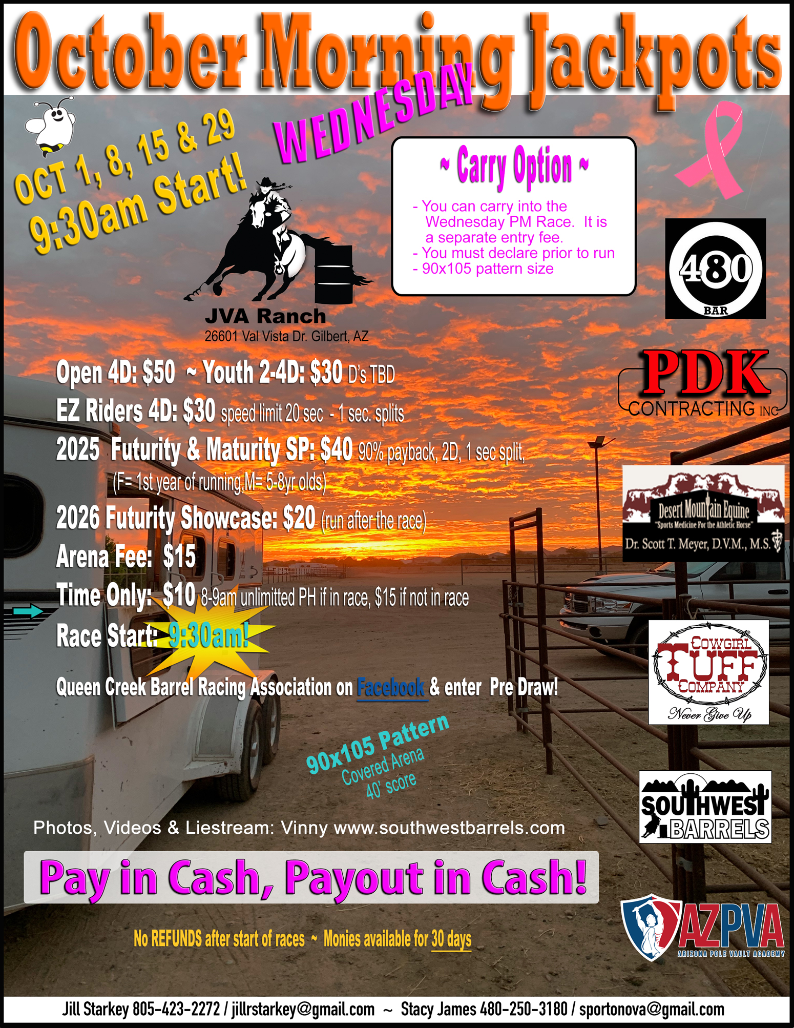 Wednesday Morning Jackpot Gilbert AZ QCBRA Wednesday Morning Jackpot Gilbert AZ QCBRA