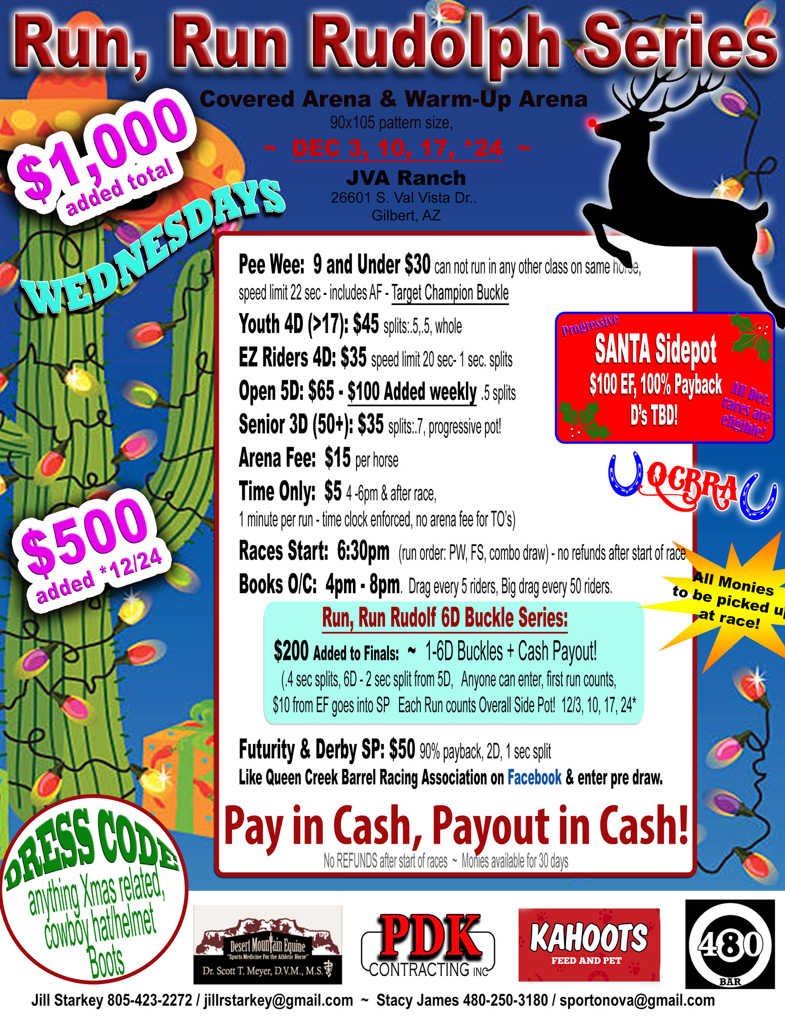 Run Rudolph Series jackpot barrel race gilbert az qcbra 2025 Run Rudolph Series jackpot barrel race gilbert az qcbra 2025